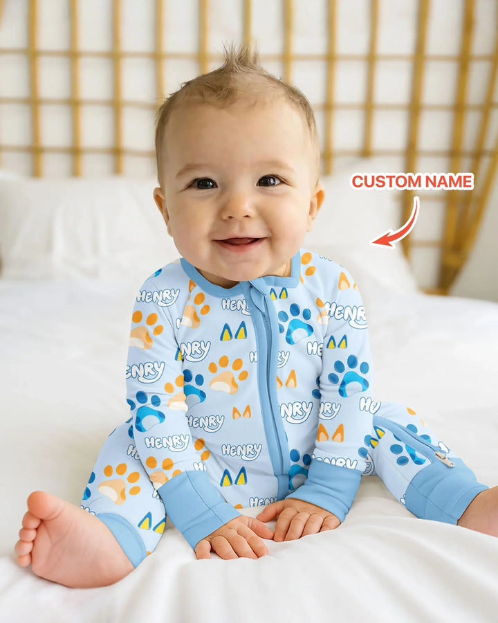 Gerippte Babykleidung mit individuellem Foto - Weich &amp; Skizzenhaft
