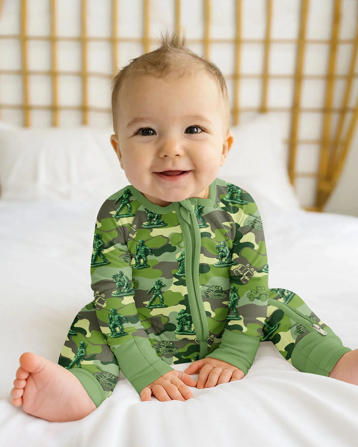 Green Army Men Bamboo Convertible Zippy