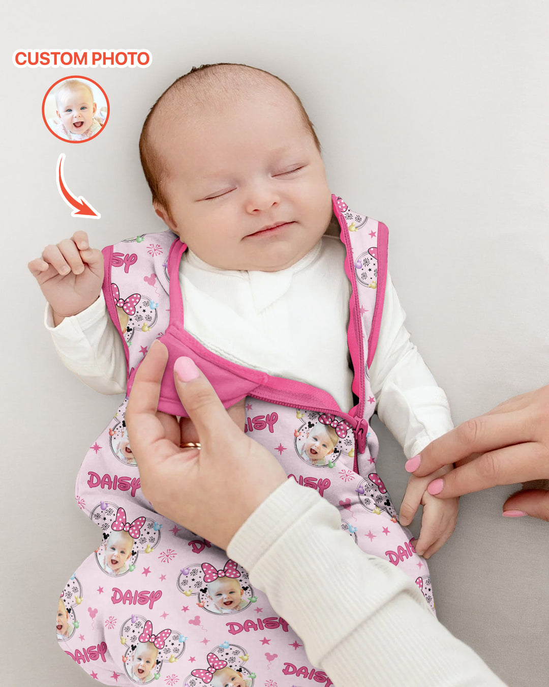 Custom Photo Little Princess Bamboo Sleep Bag