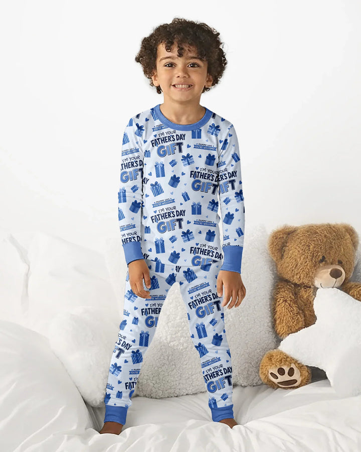 I'm Your Father's Day Gift Bamboo Two Piece Long Sleeve Pajama Set