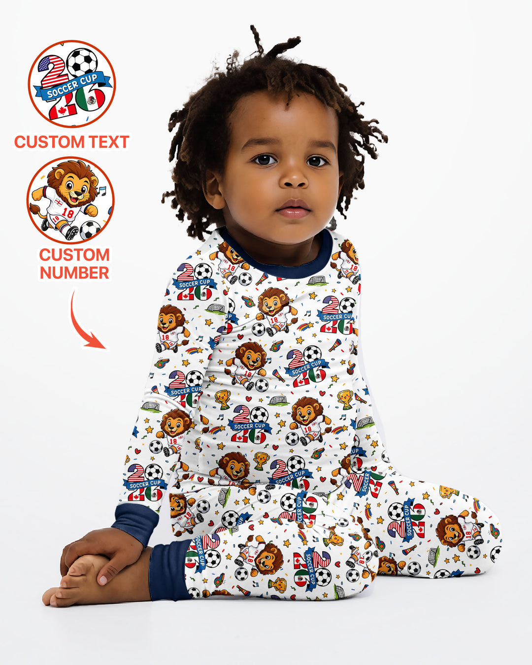 Conjunto de pijama de dos piezas de bambú con mangas largas, plantilla PERSONALIZADA