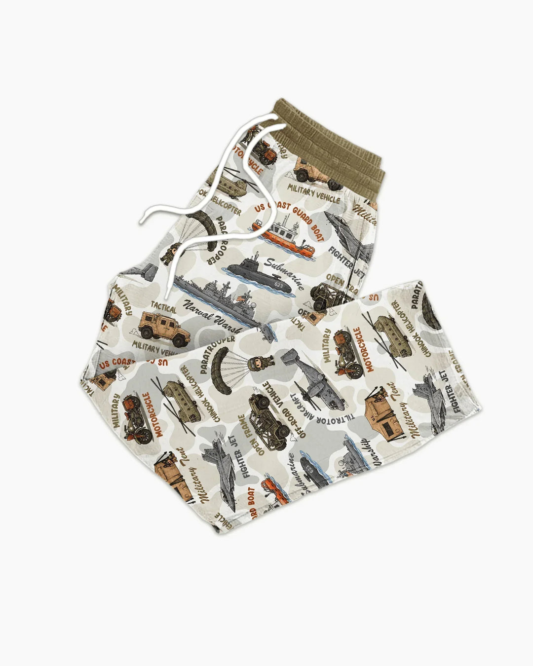 Little Hero Military Family Matching Bamboo Men's Pajama Set