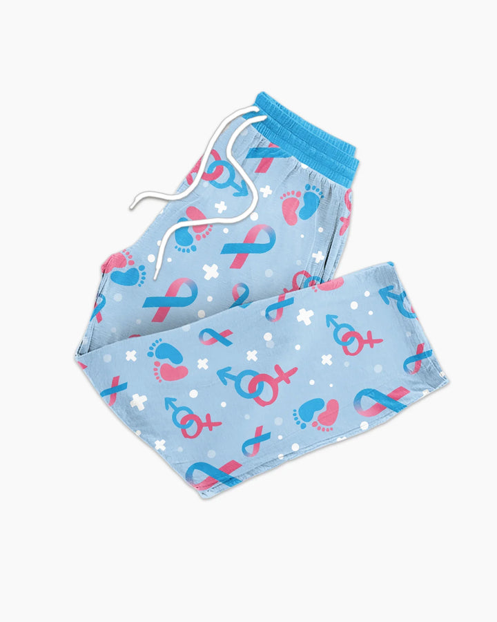 Infertility Awareness Blue and Pink Bamboo Men's Pajama Set