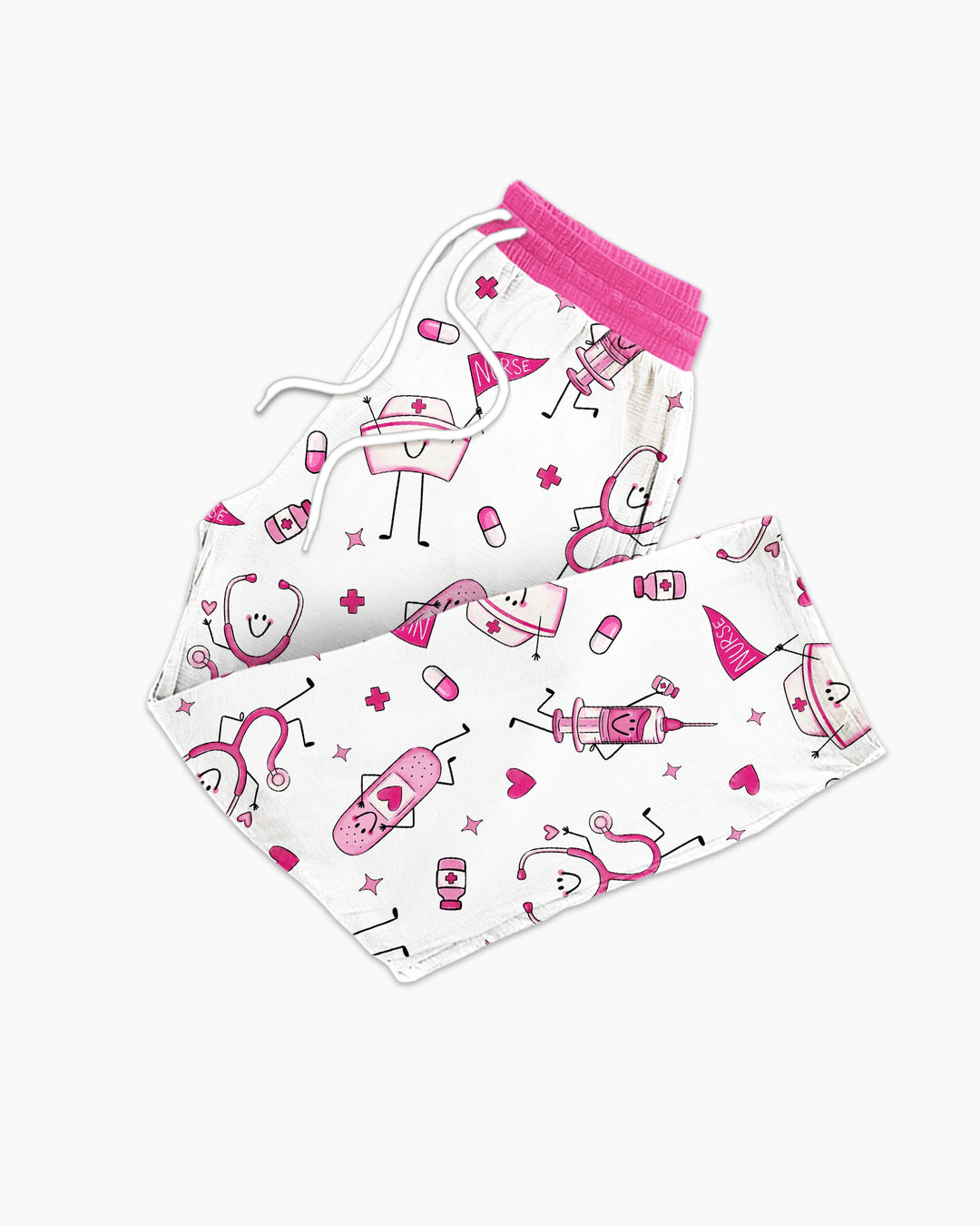 Cute Nurse Crew Bamboo Men's Pajama Set