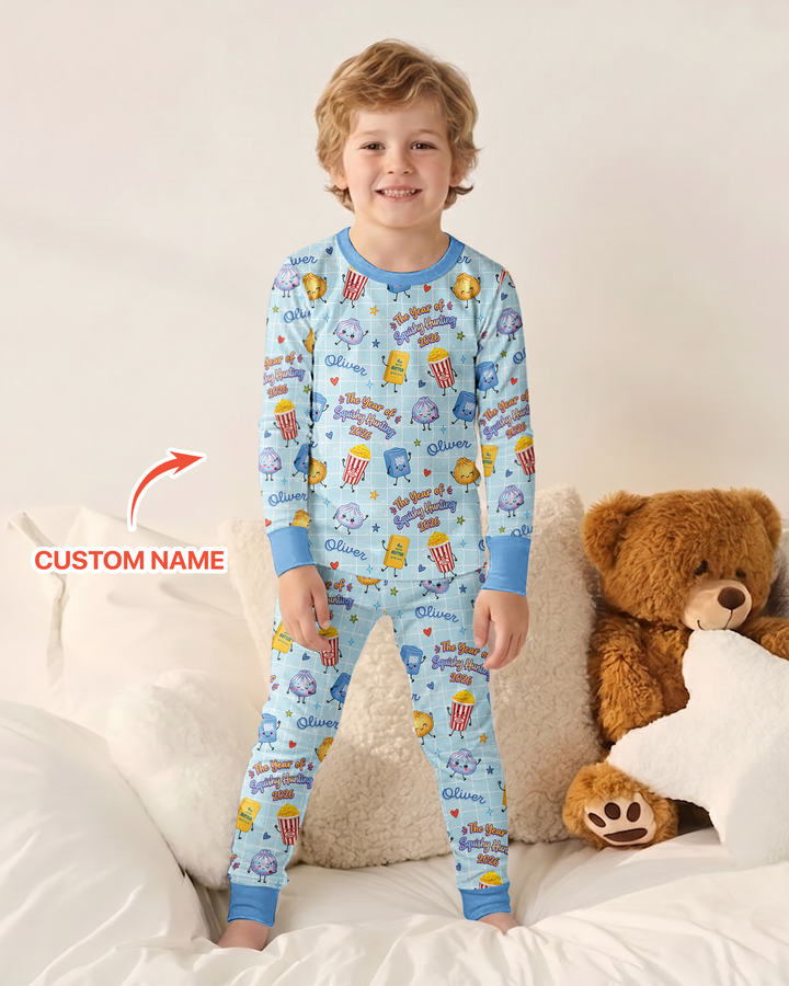 The Year of Squishy Hunting Bamboo Two Piece Long Sleeve Pajama Set