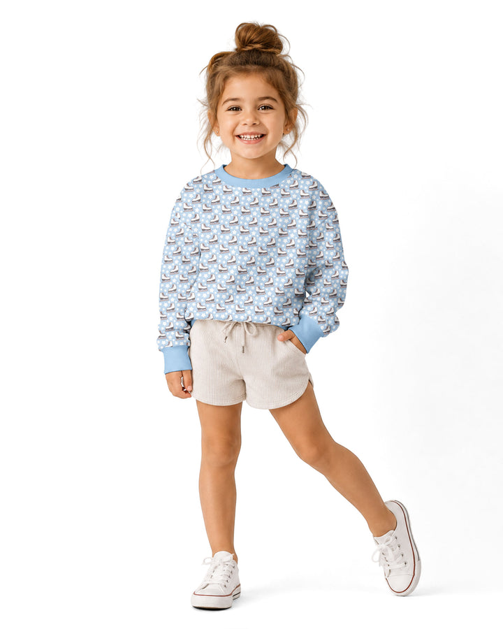Ice Skating Bamboo Crewneck Sweatshirt