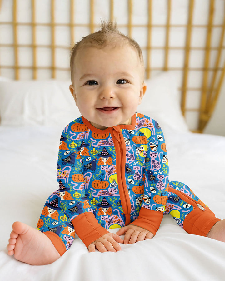 Whimsical Witch Cats Bamboo Convertible Zippy