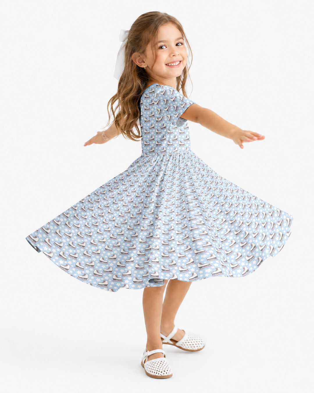 Ice Skating Bamboo Twirl Dress