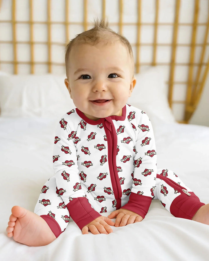 Gerippte Babykleidung mit individuellem Foto - Weich &amp; Skizzenhaft