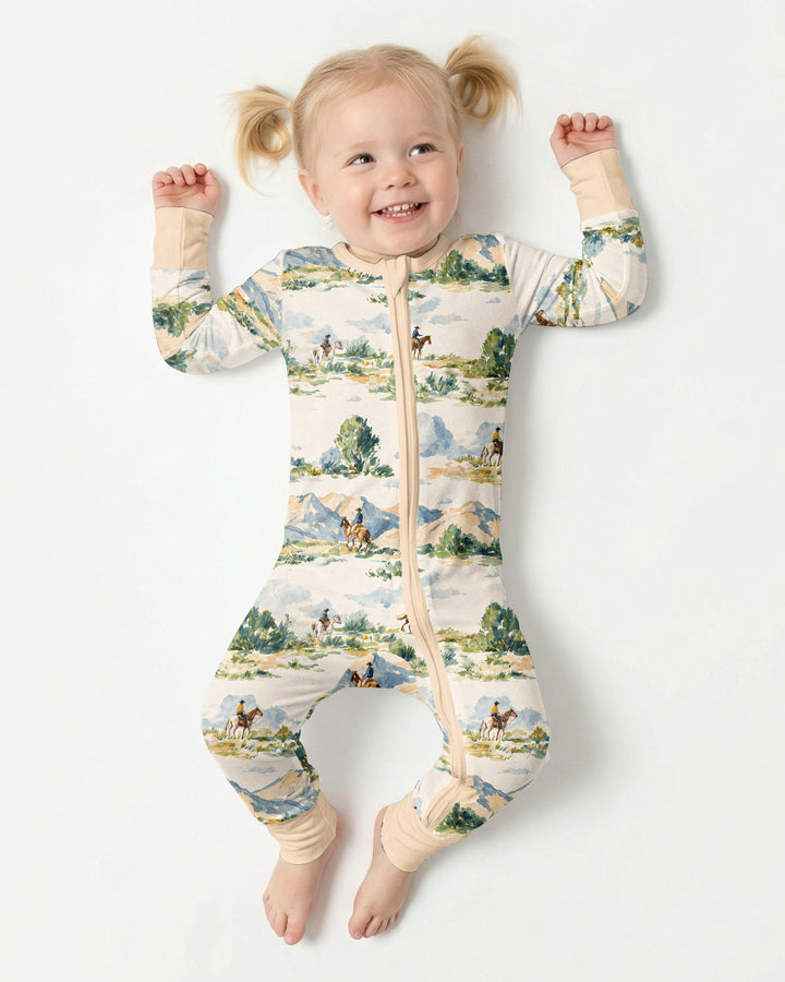 Western Cowboy Landscape Bamboo Convertible Zippy