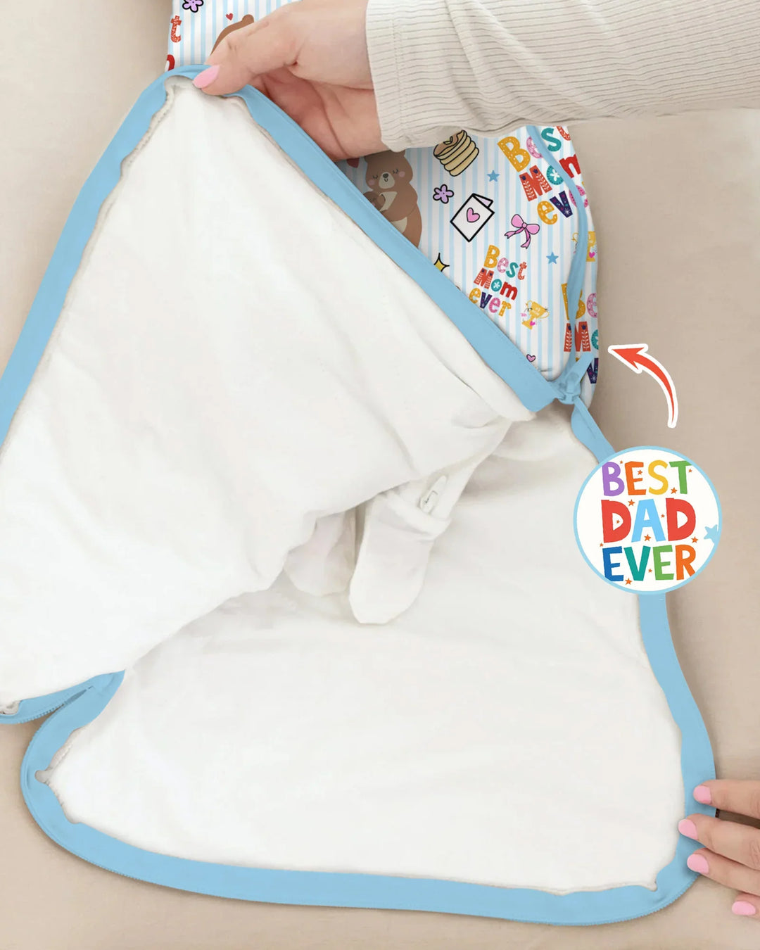 Best Mama Bear Ever Family Matching Bamboo Sleep Bag