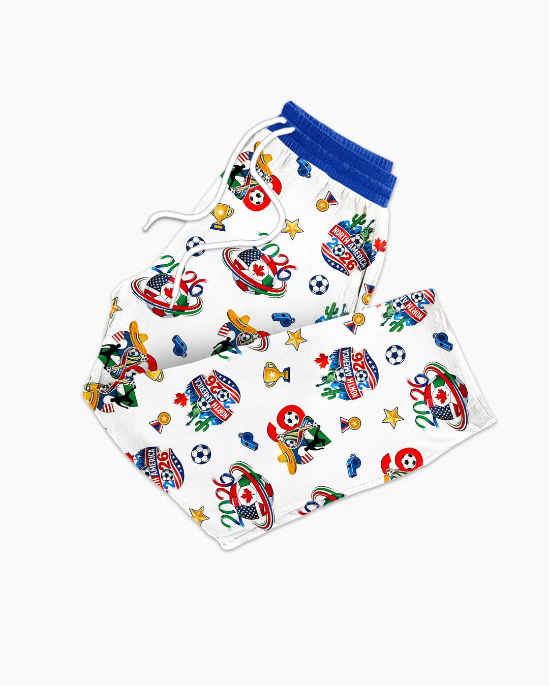 World Soccer North America 2026 Family Matching Bamboo Men's Pajama Set