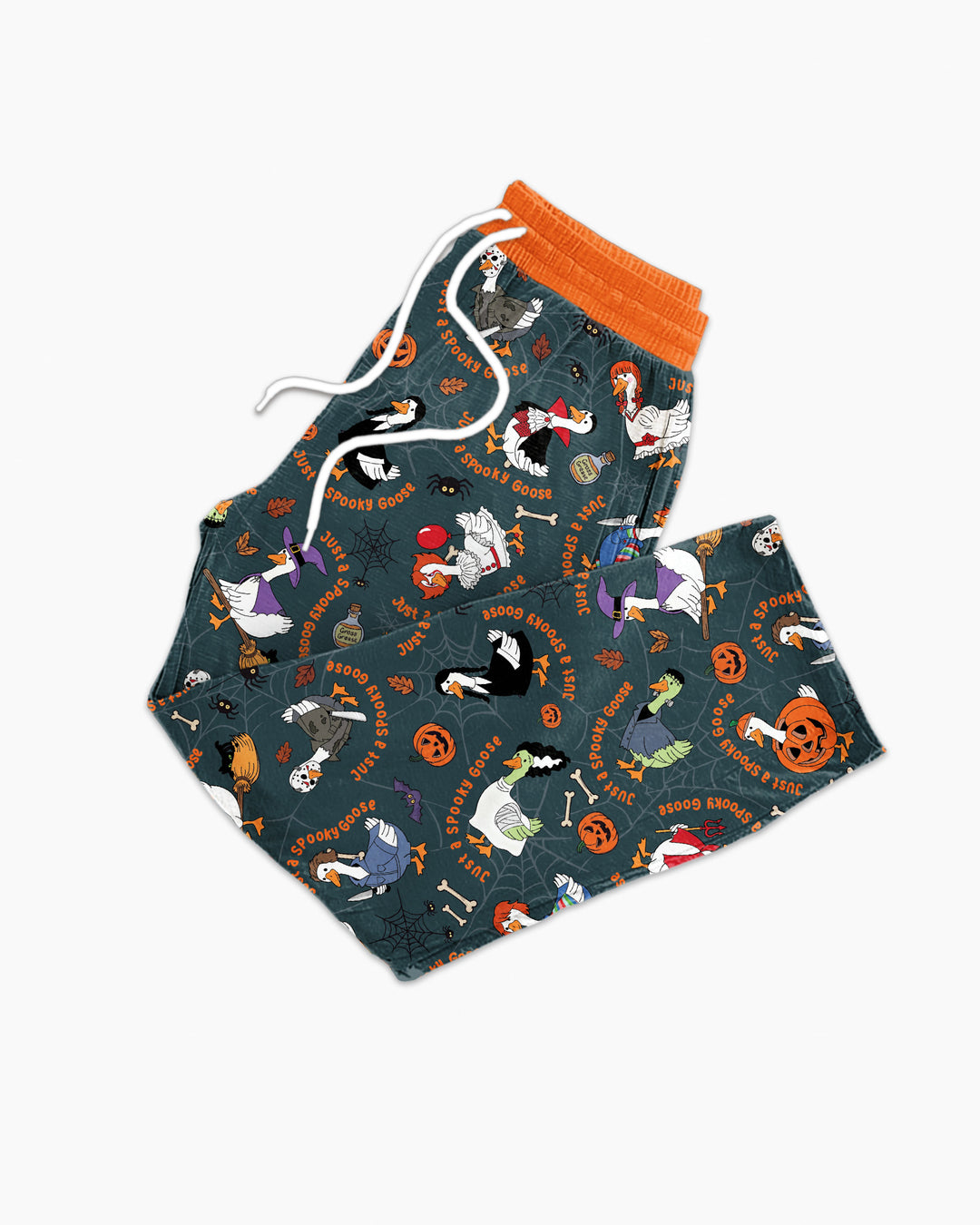 Just A Spooky Goose Family Matching Bamboo Men's Pajama Set