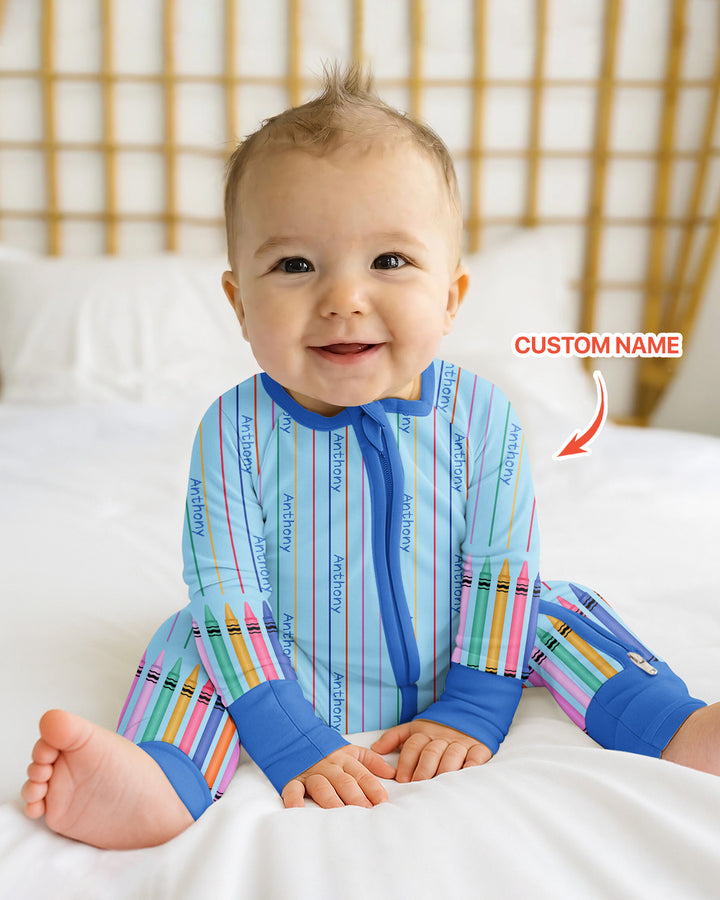 Gerippte Babykleidung mit individuellem Foto - Weich &amp; Skizzenhaft