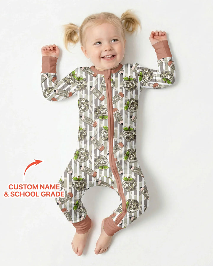 Gerippte Babykleidung mit individuellem Foto - Weich &amp; Skizzenhaft