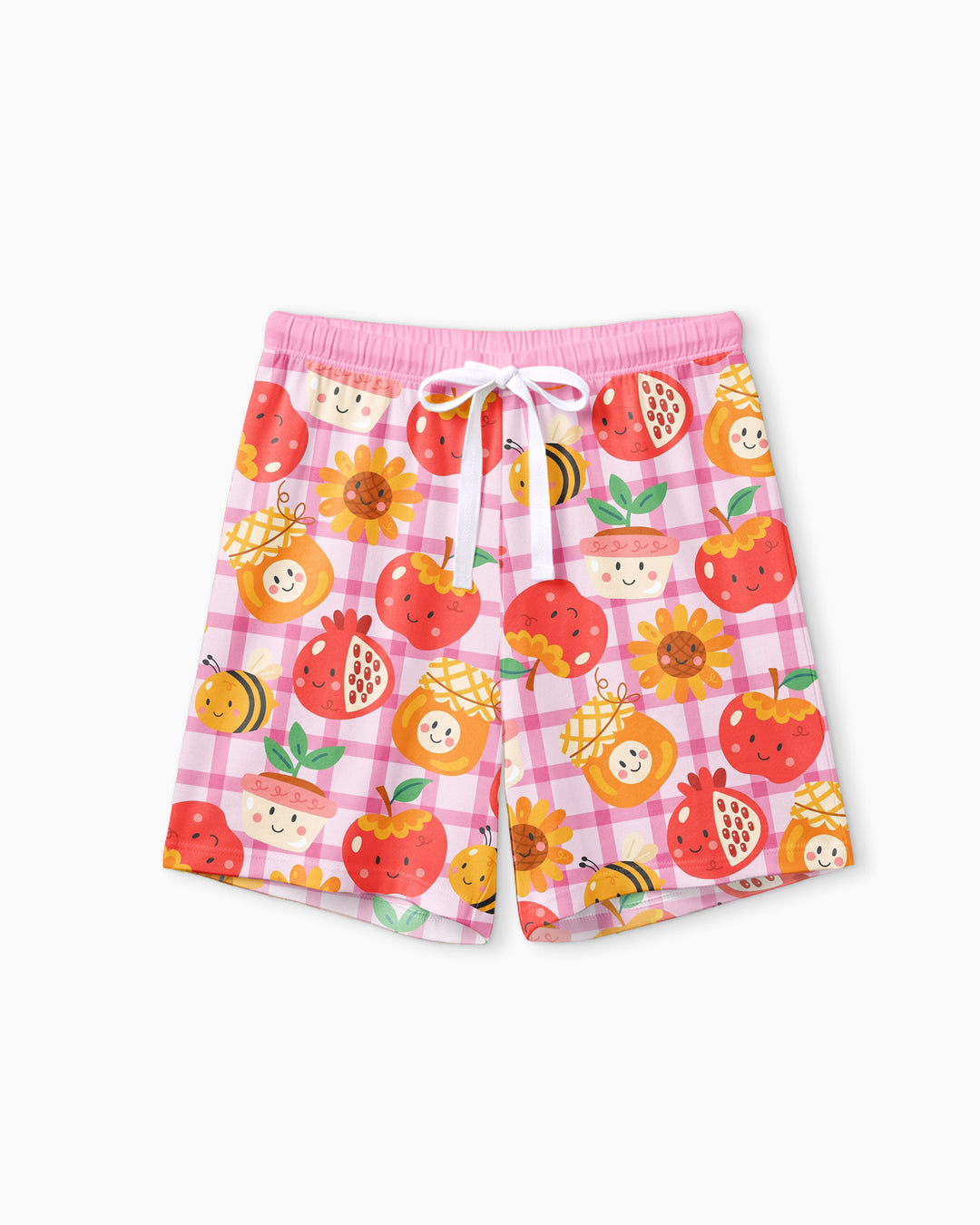 Sweet New Year Bamboo Women Short Sleeve Short Pajama Set