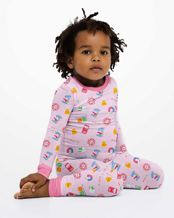 Pijama de dos piezas de bambú de manga larga Shabat Shalom