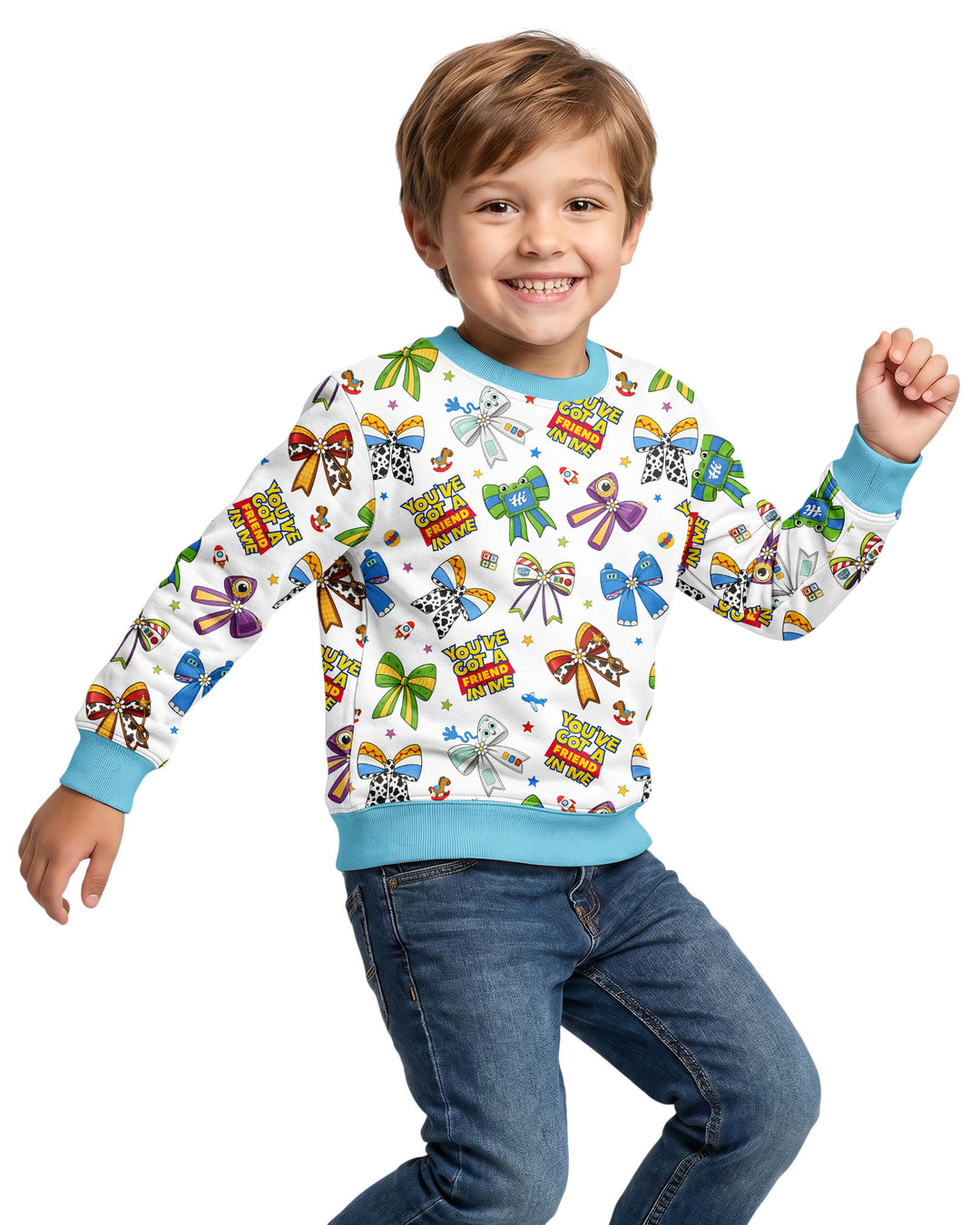 Sudadera de cuello redondo Bamboo Template