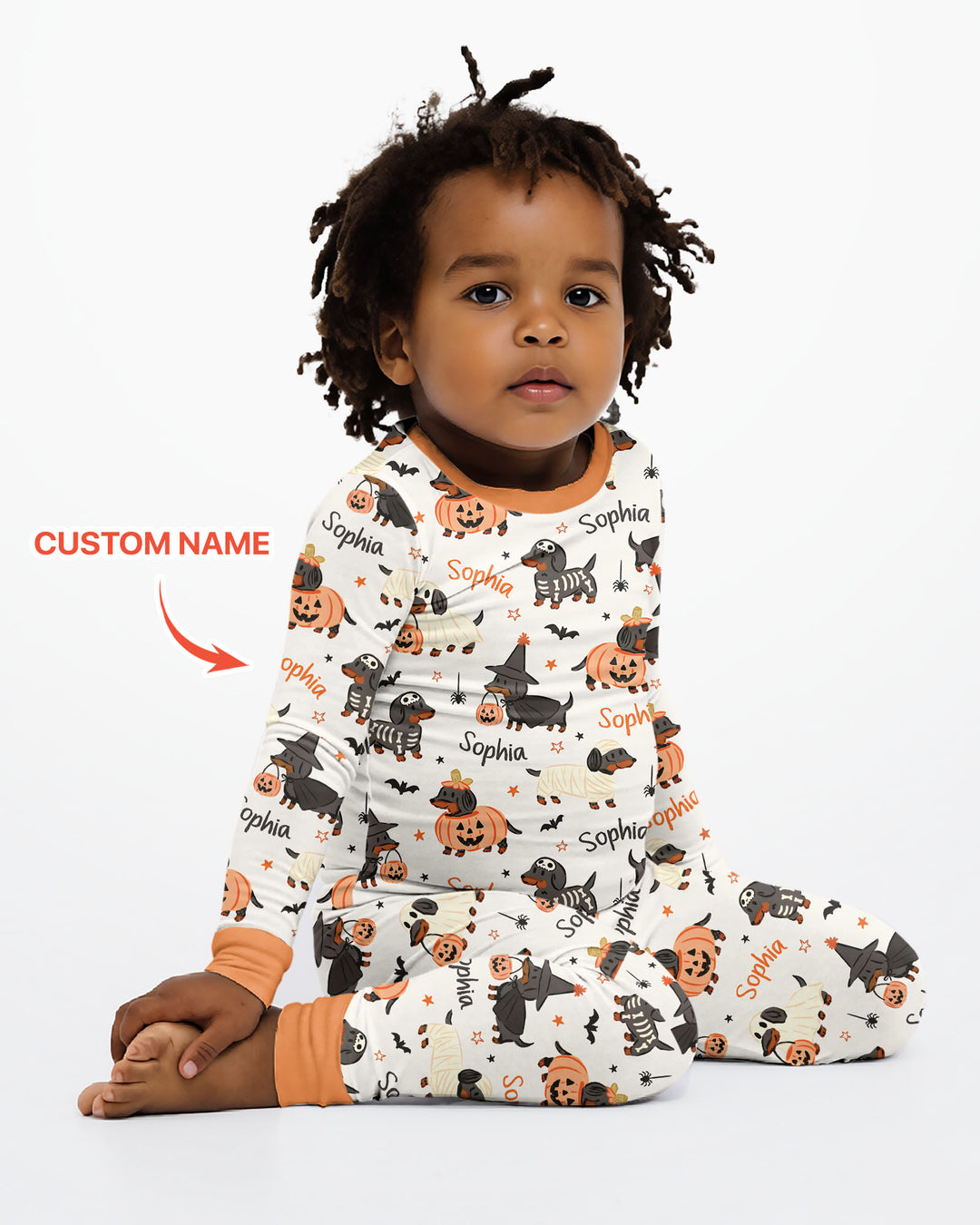 Conjunto de pijama de dos piezas de bambú con mangas largas, plantilla PERSONALIZADA