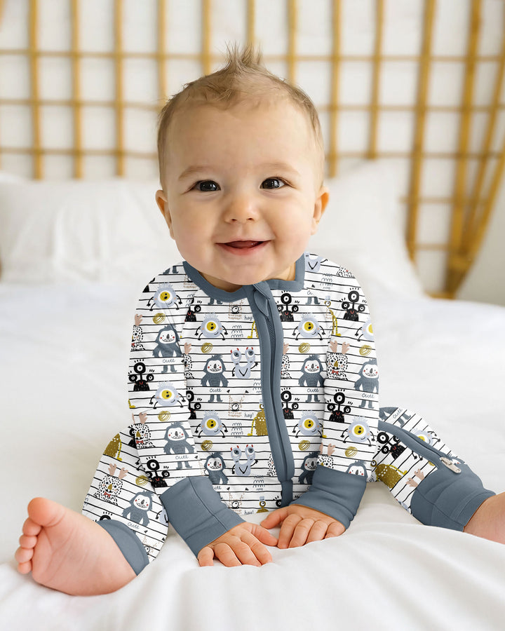 Playful Monster Friends Bamboo Convertible Zippy