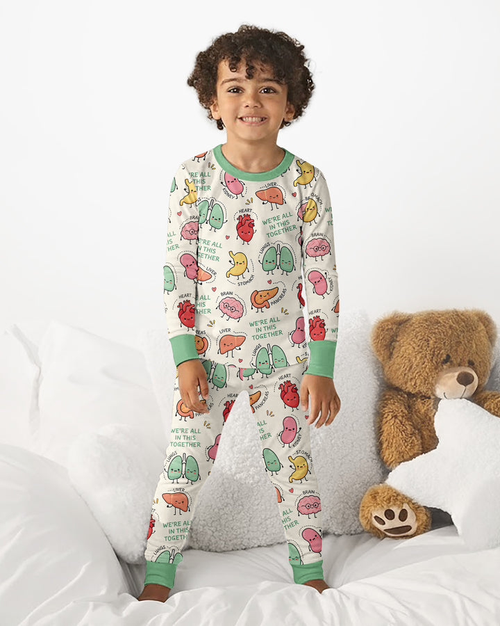 We're All In This Together Bamboo Two Piece Long Sleeve Pajama Set