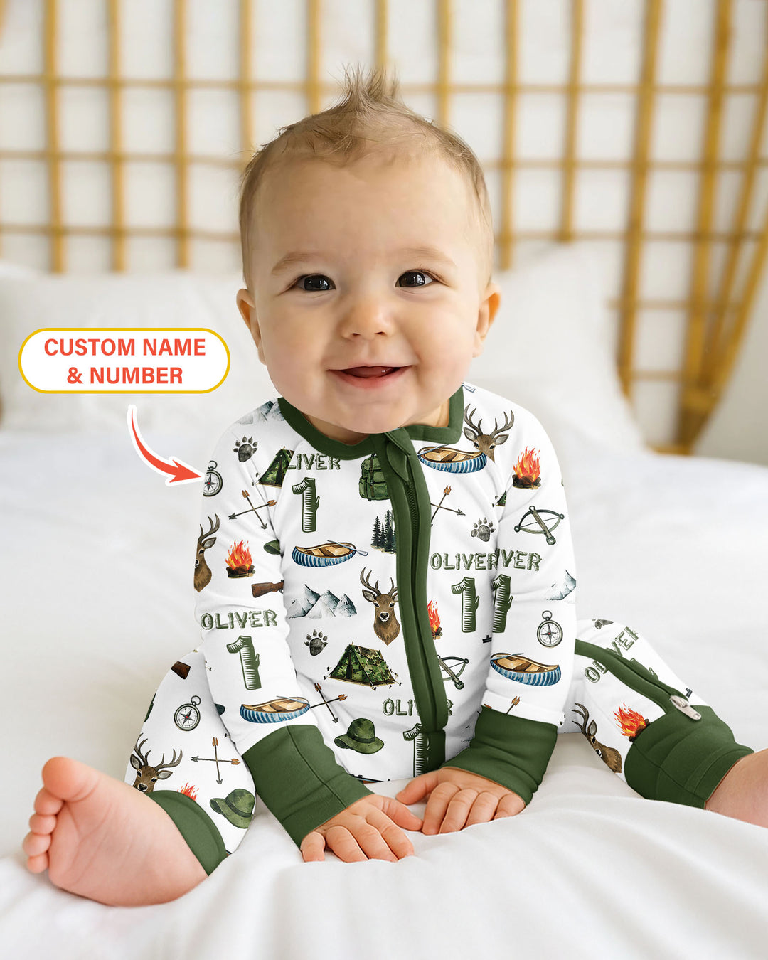Personalized Birthday Camper Bamboo Convertible Zippy