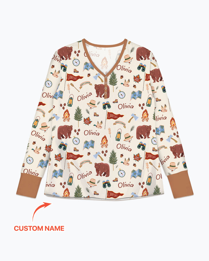 Vorlage Bambus Damen Pyjama Set