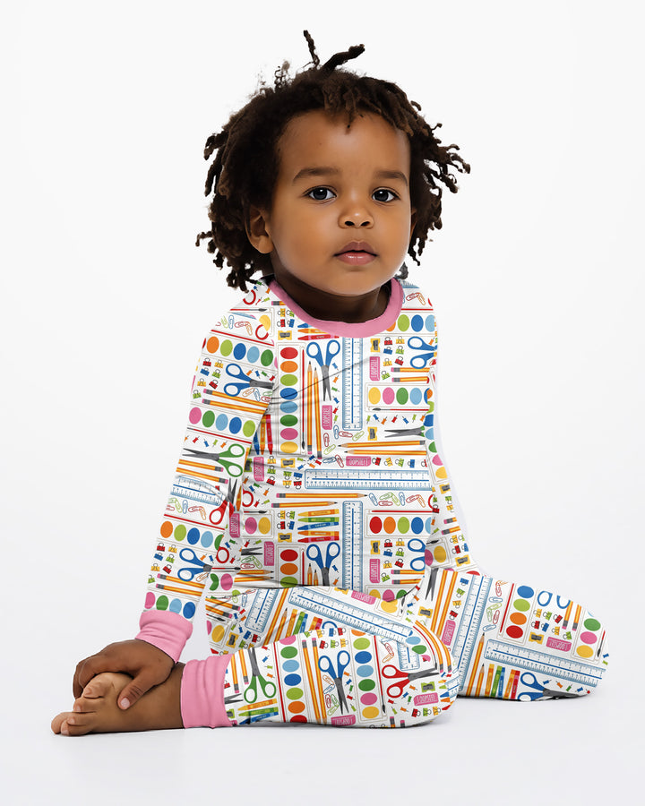 Craft Corner Bamboo Two Piece Long Sleeve Pajama Set