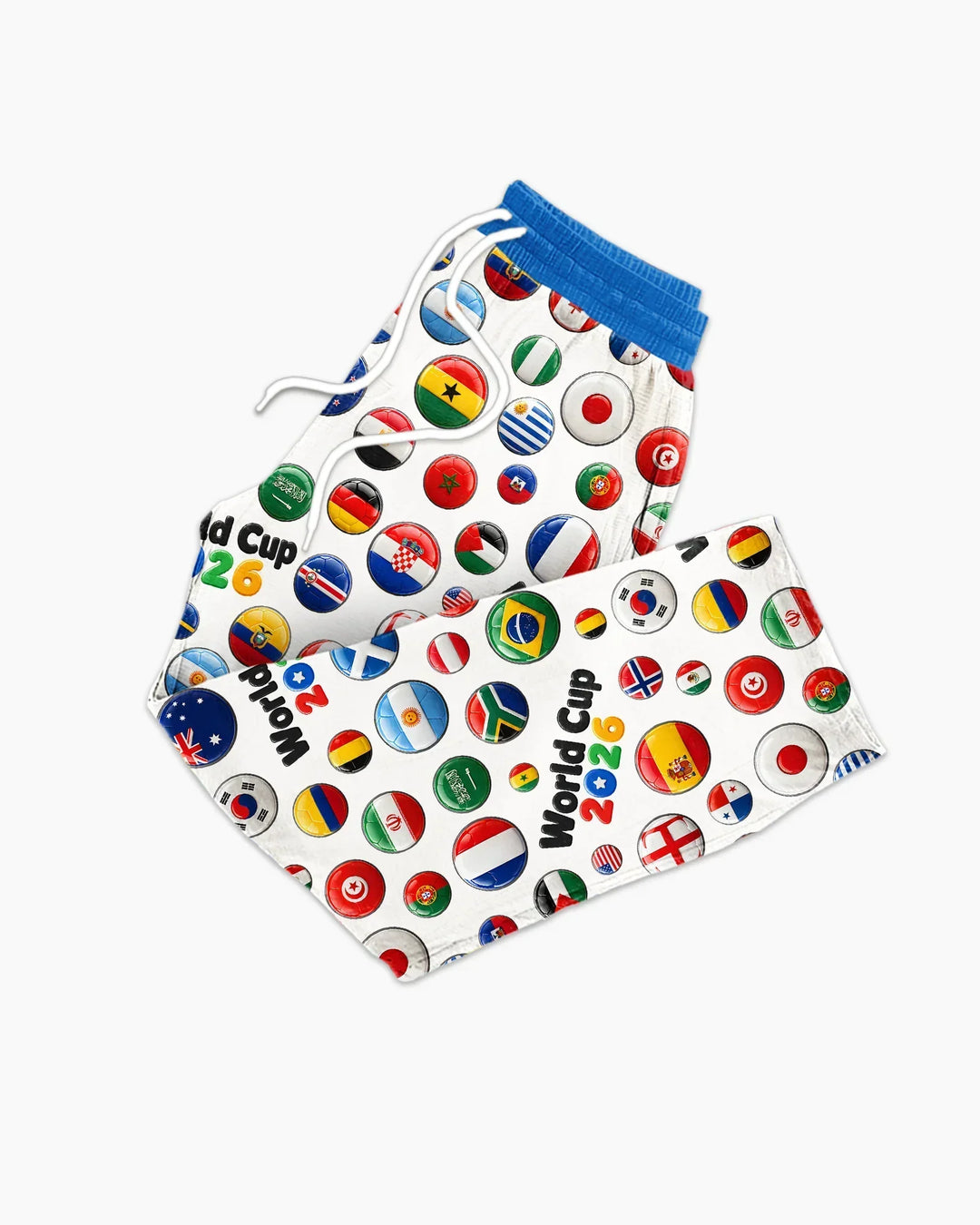 Soccer Cup All Country Balls Bamboo Men's Pajama Set
