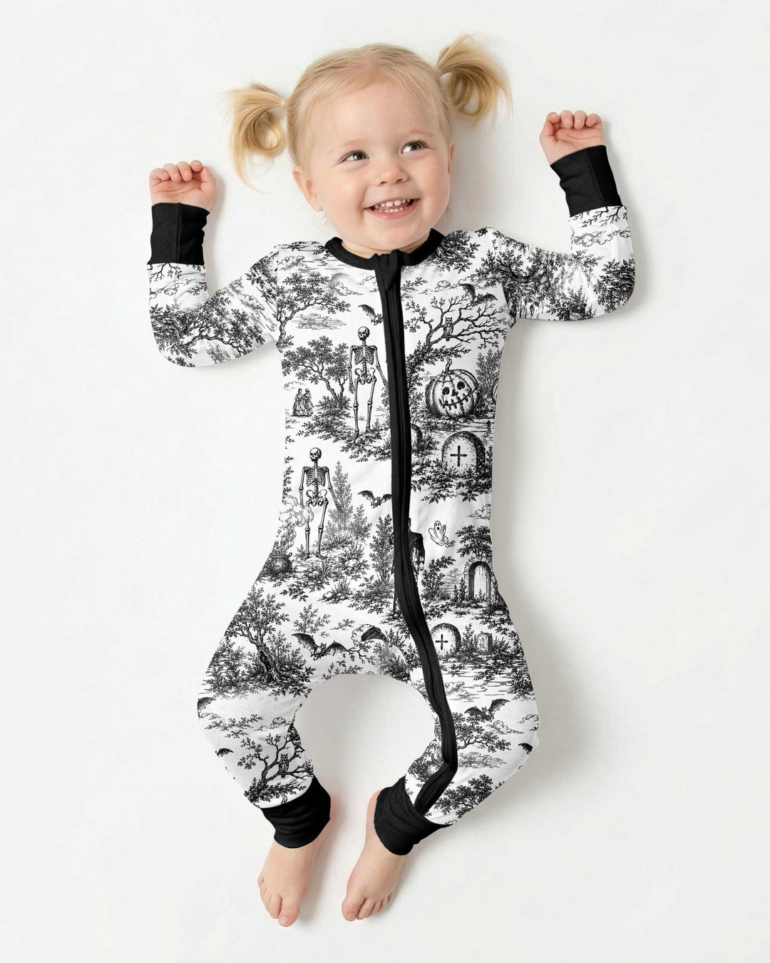 Spooky Halloween Toile Bamboo Convertible Zippy