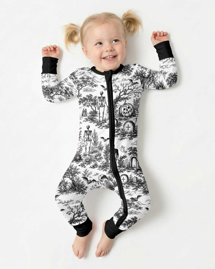 Spooky Halloween Toile Bamboo Convertible Zippy