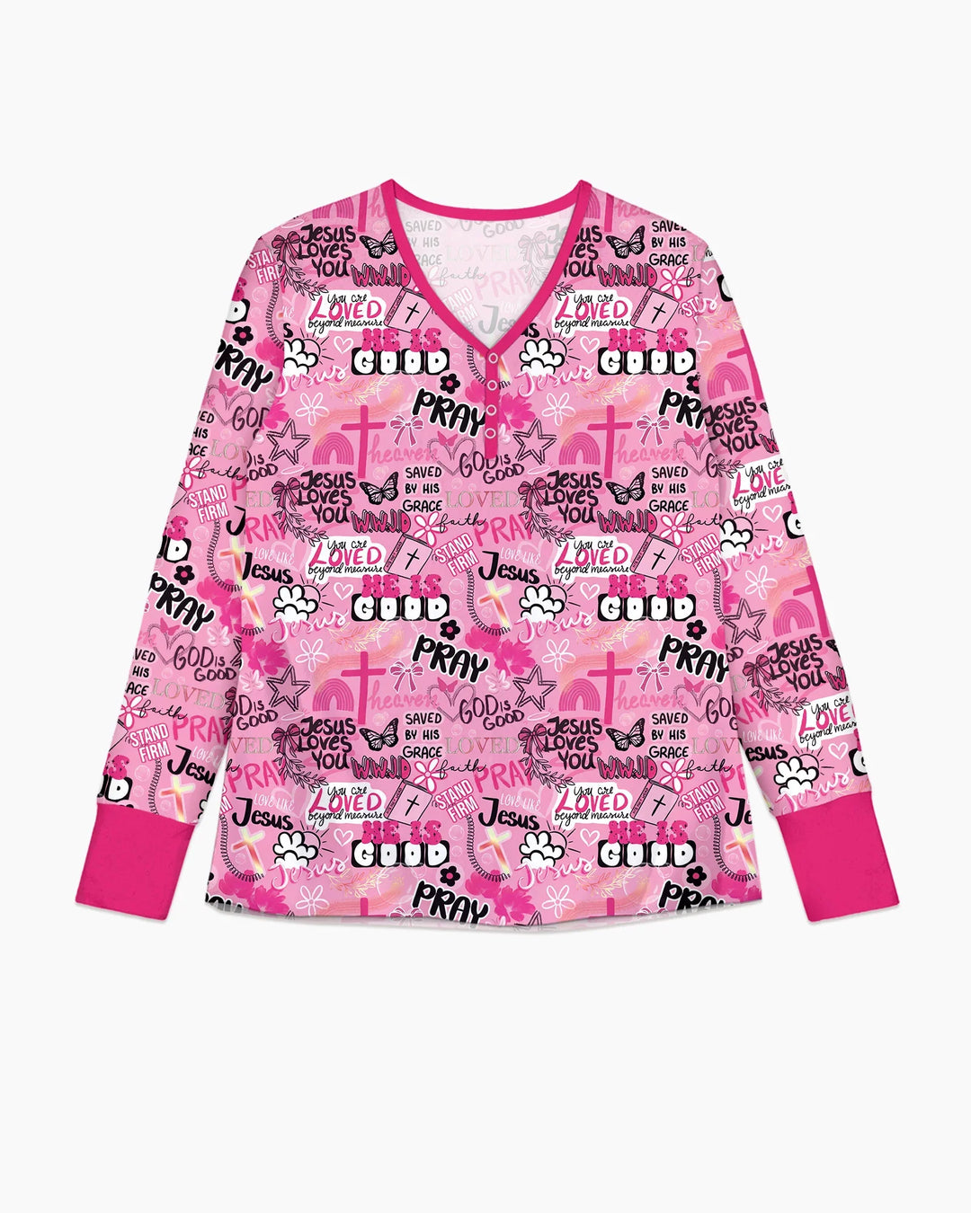 Plantilla de conjunto de pijama de mujer de bambú
