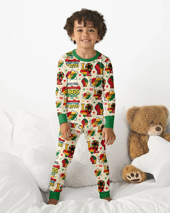 Conjunto de pijama de dos piezas de bambú de manga larga