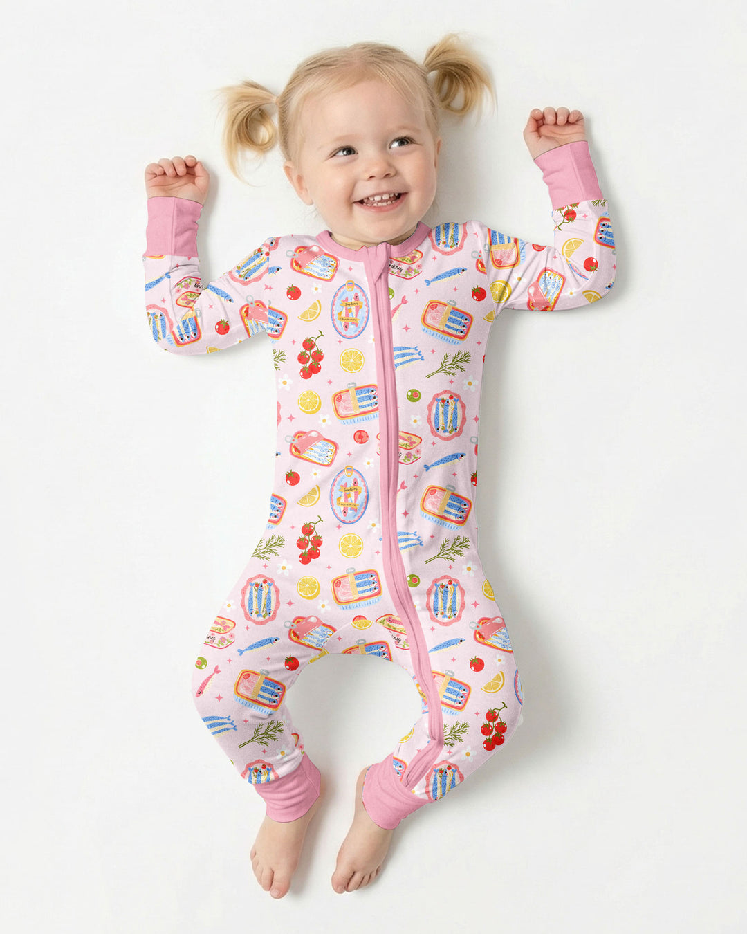 Preppy Sardines Bamboo Convertible Zippy
