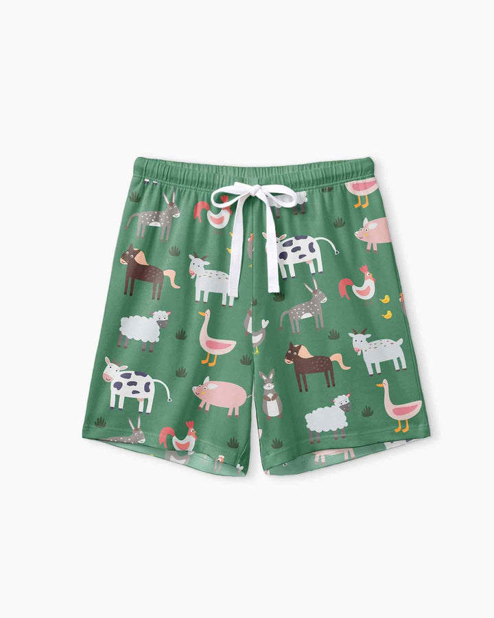 Conjunto de tractor de granja de bambú para hombres – Robusto y relajado