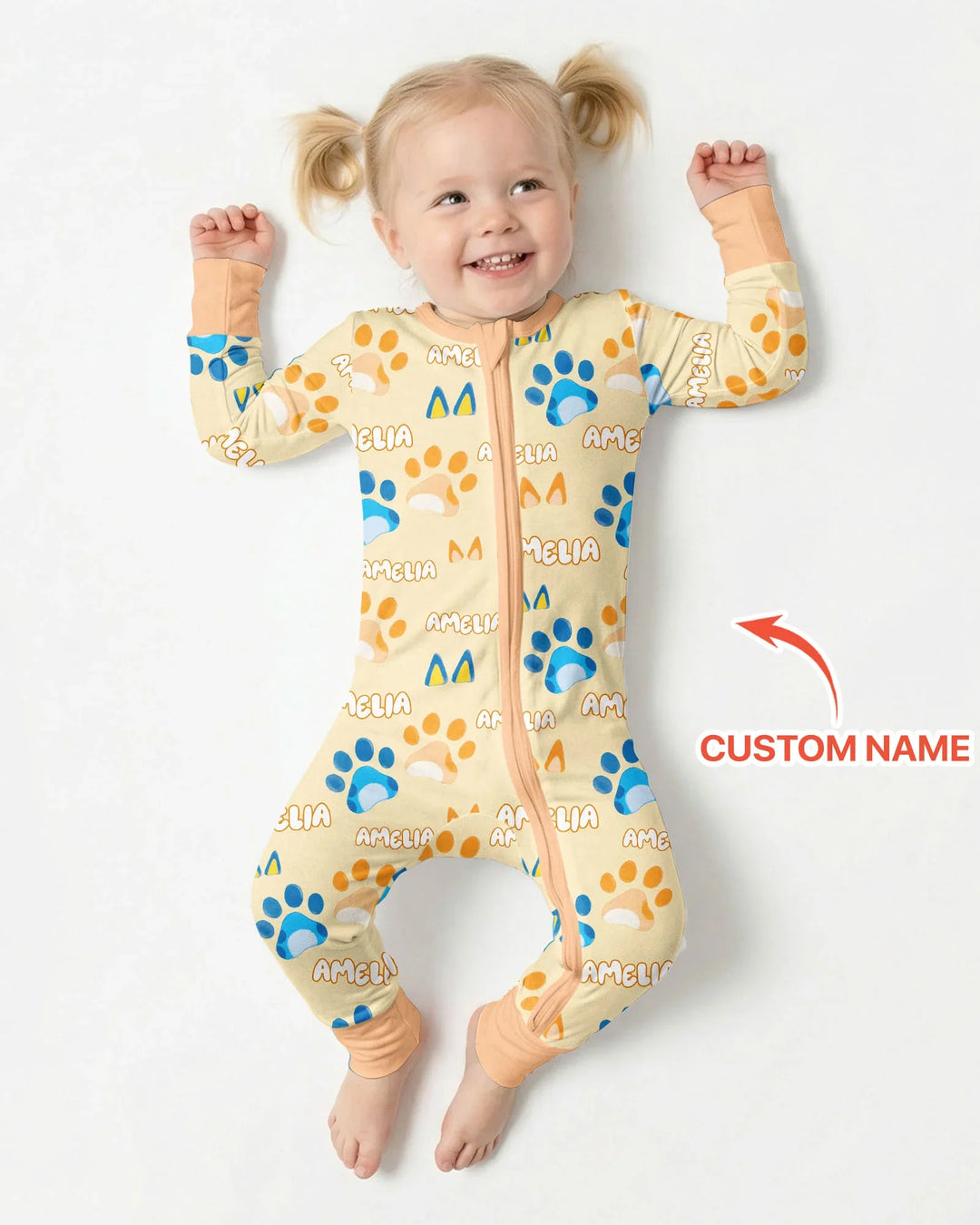 Gerippte Babykleidung mit individuellem Foto - Weich &amp; Skizzenhaft