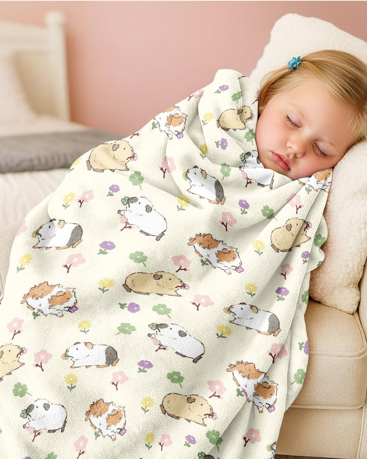 Guinea Pig Garden Bamboo Blanket