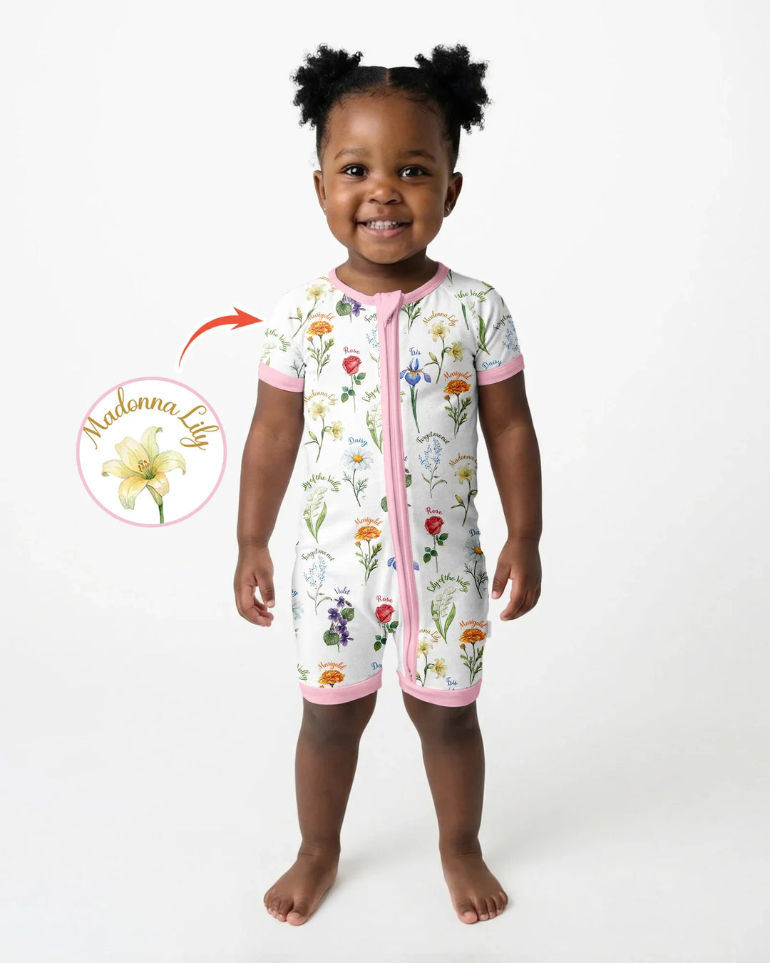 Marian Garden Bamboo Shorty Zippy
