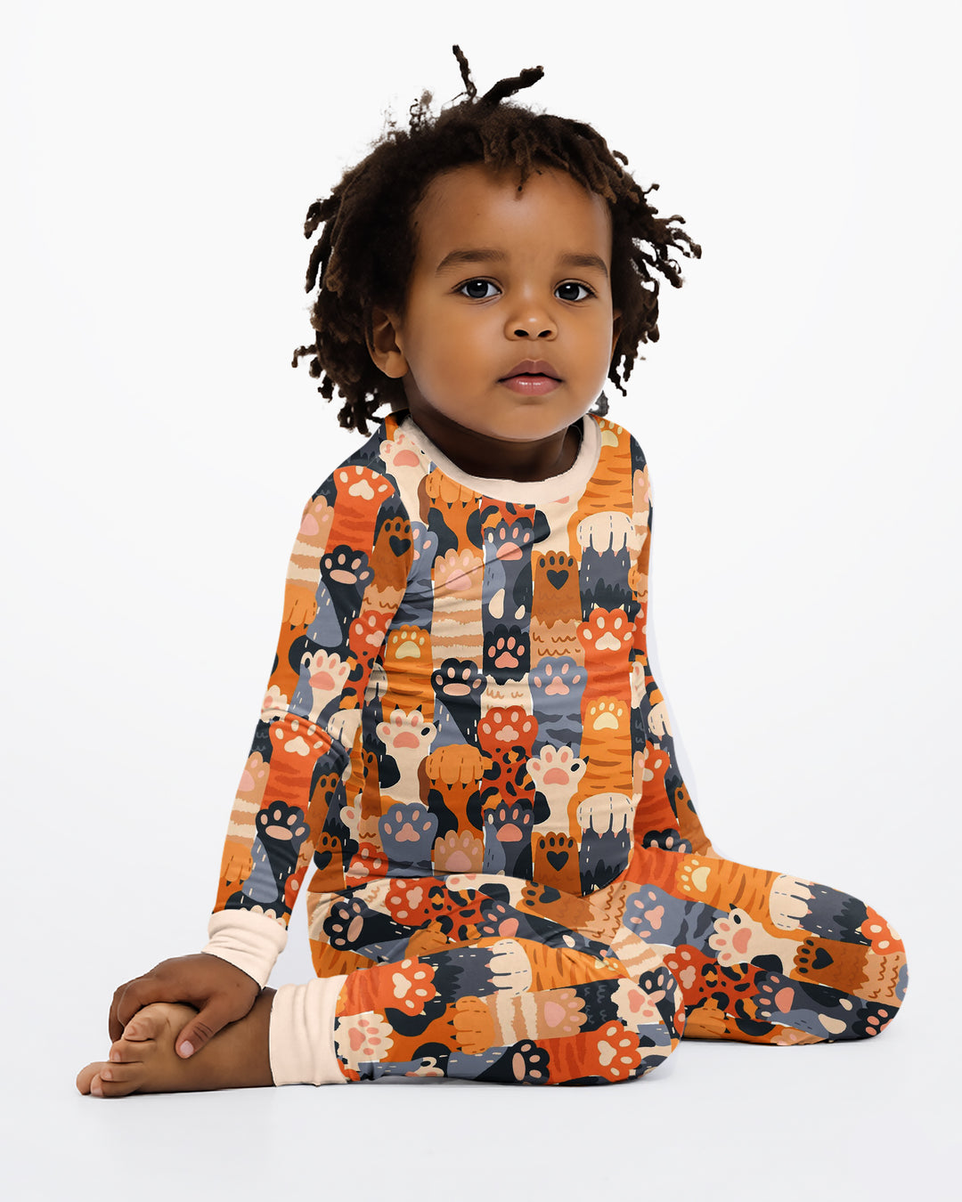 Curious Paws Bamboo Two Piece Long Sleeve Pajama Set