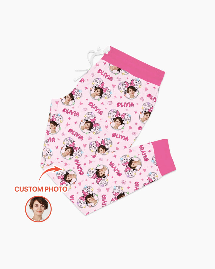 Custom Photo Little Princess Bamboo Women Pajama Set