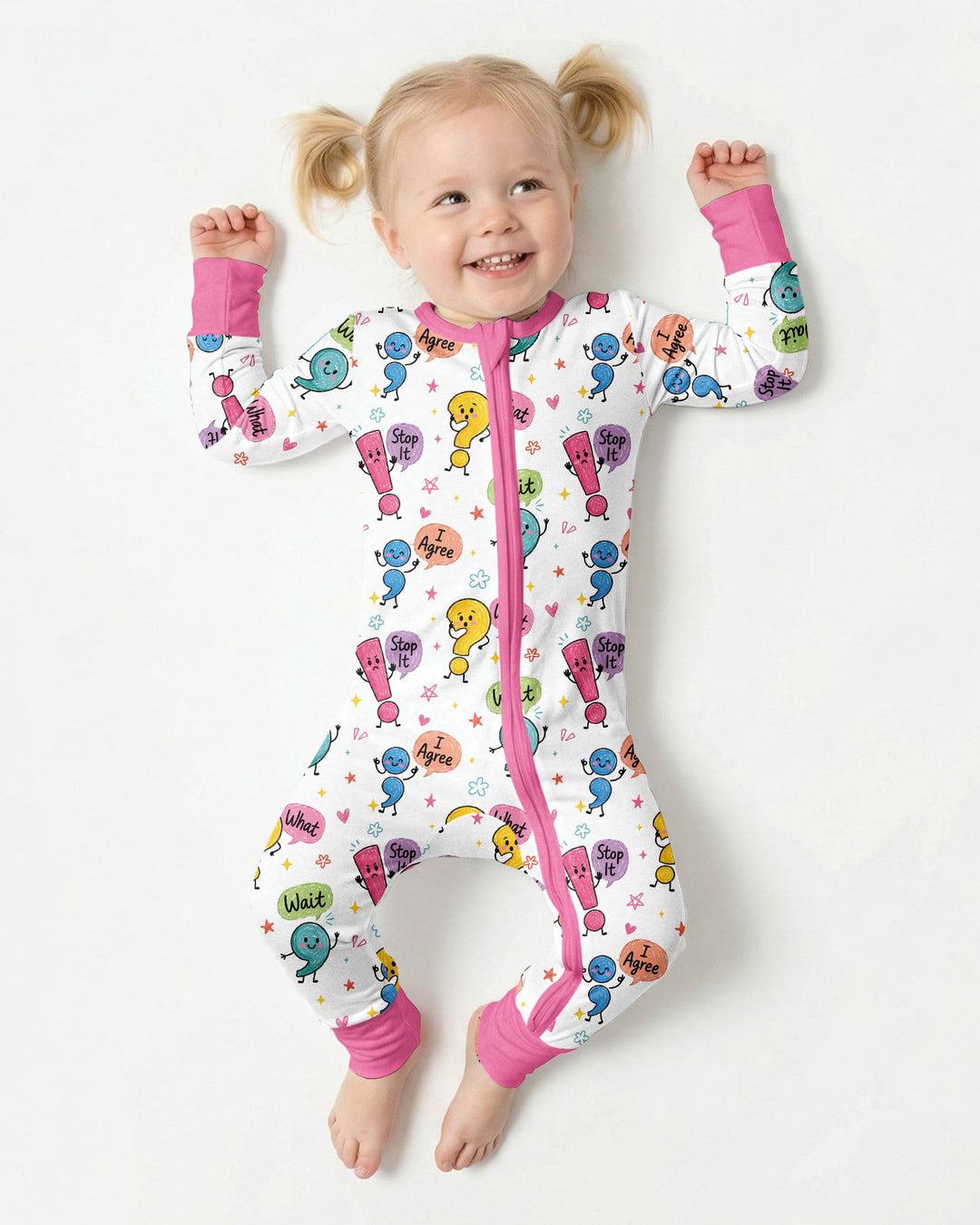 Punctuation Emotion Bamboo Convertible Zippy