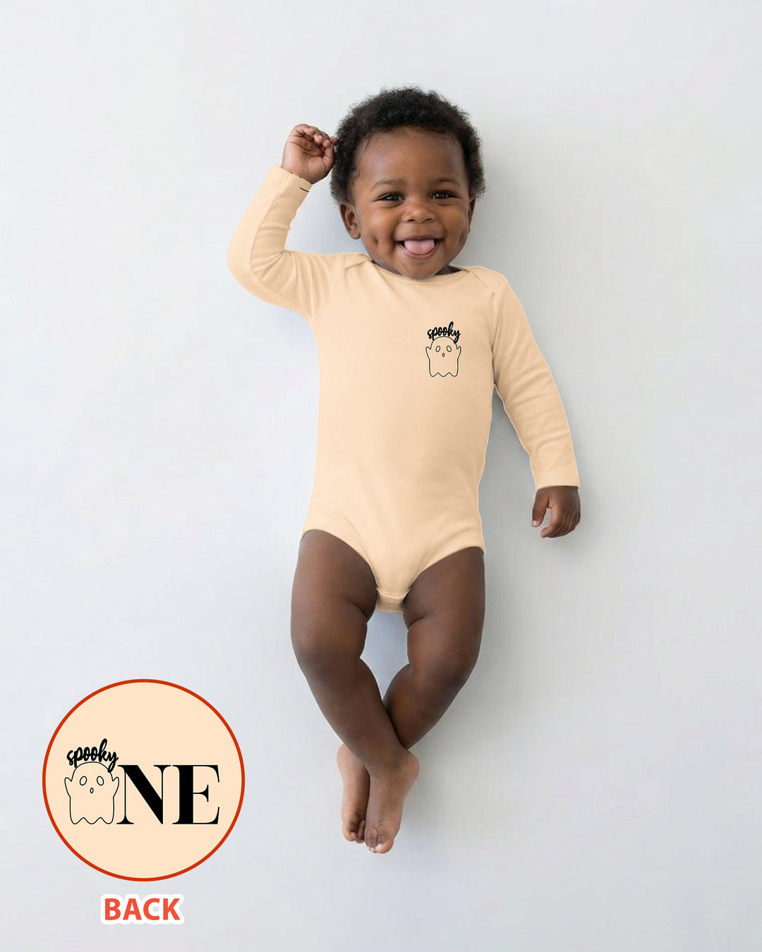 Spooky One Birthday Boo First Birthday Halloween Bamboo Bodysuit