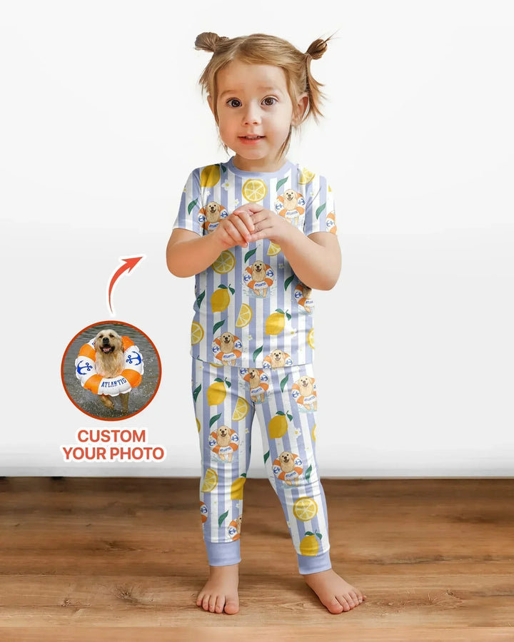 Zweiteiliges, kurzärmliges Pyjama-Set mit Marienkäfern