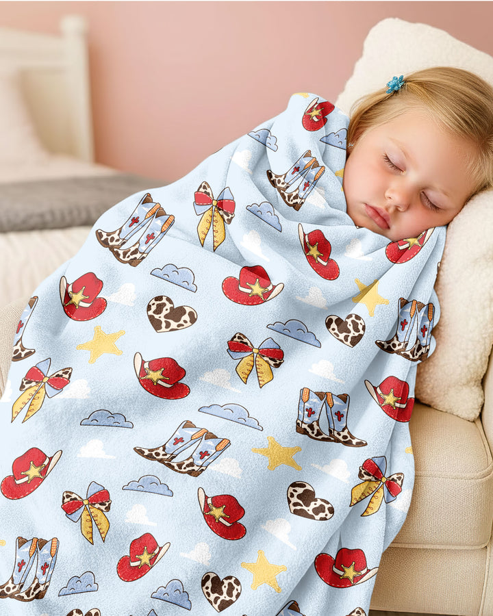 Cowboy Story Bamboo Blanket