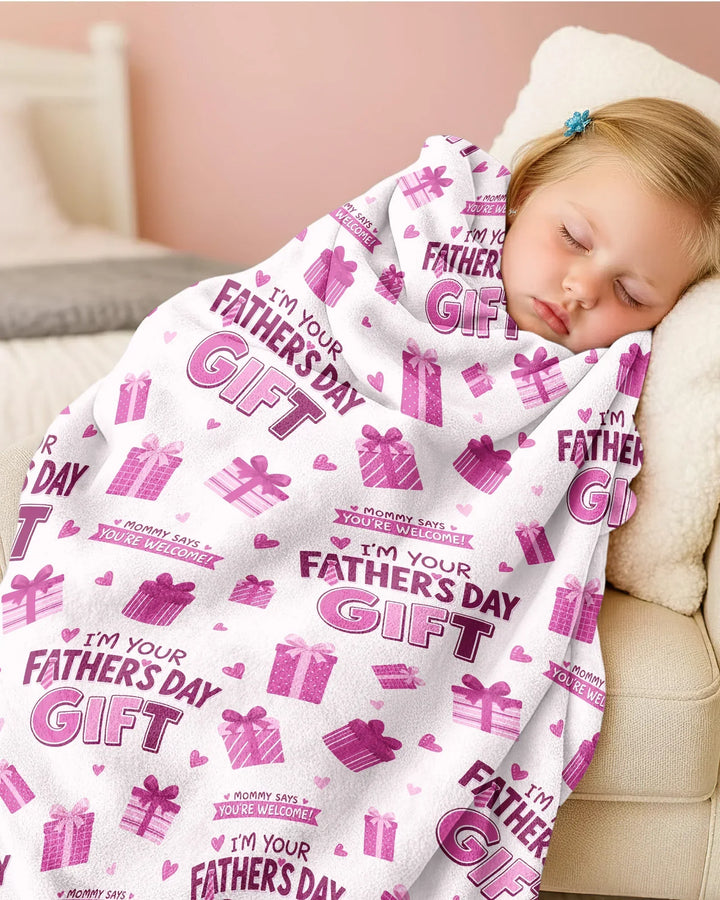 I'm Your Father's Day Gift Bamboo Blanket