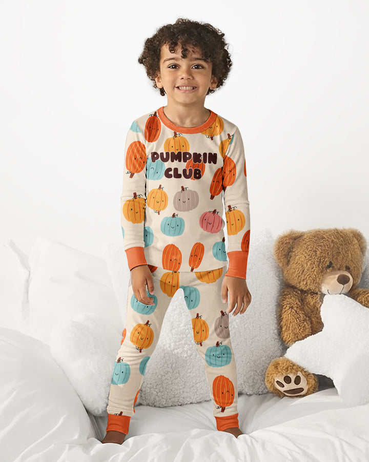 Mommy's Little Pumpkin  Bamboo Two Piece Long Sleeve Pajama Set