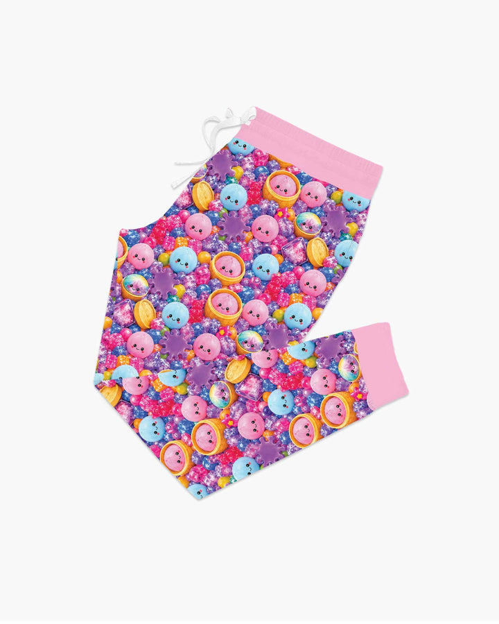 Plantilla de conjunto de pijama de mujer de bambú