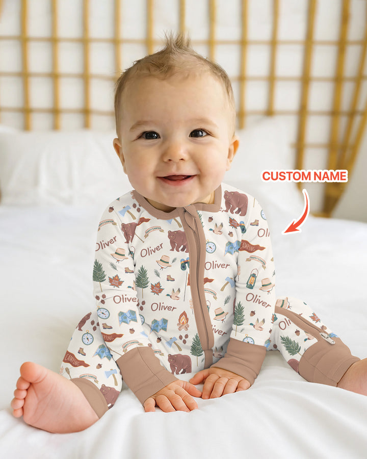 Gerippte Babykleidung mit individuellem Foto - Weich &amp; Skizzenhaft