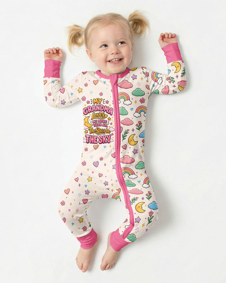 My Grandma Loves Me More Than All The Stars Bamboo Convertible Zippy