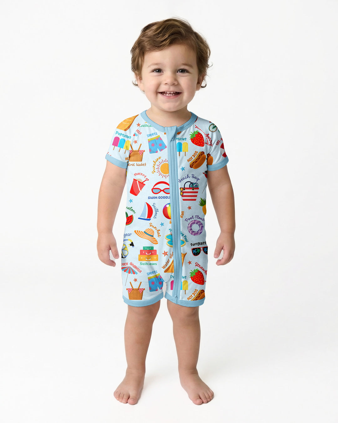 Love Summer Bamboo Shorty Zippy